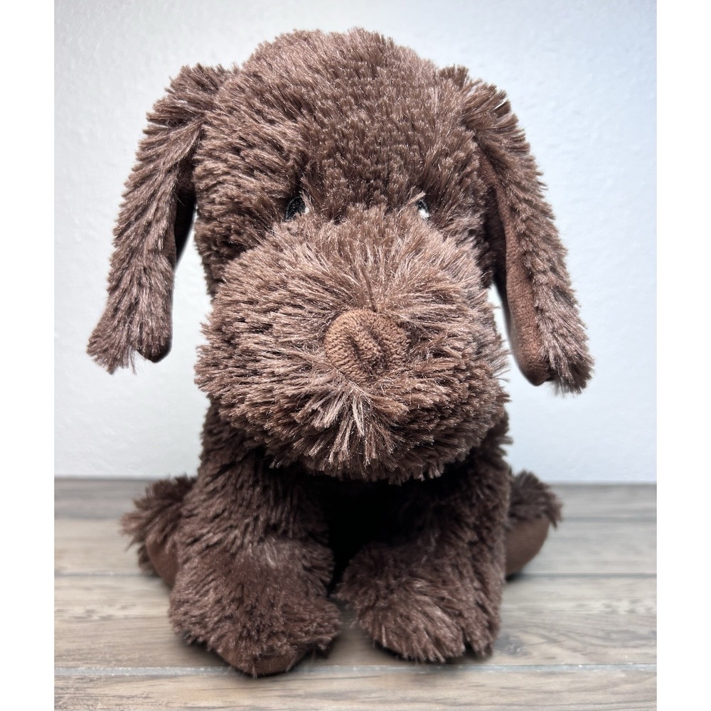 Warmies Brand Microwavable Weighted Chocolate Lab Labrador Brown Dog Plush